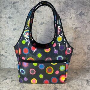 Angela Frascone plastic fabric  hobo bag
